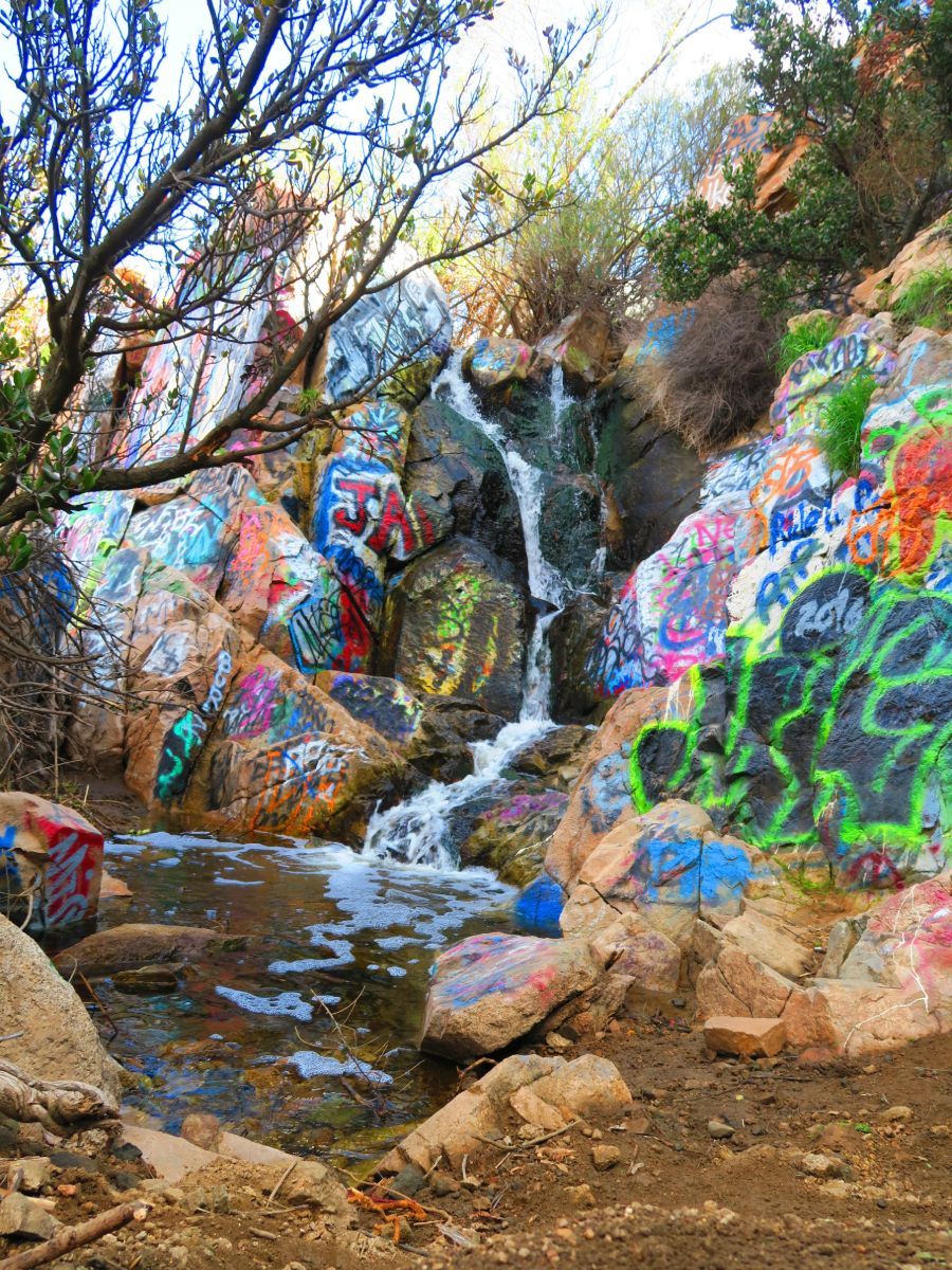 Graffiti Waterfall: 2.4.17